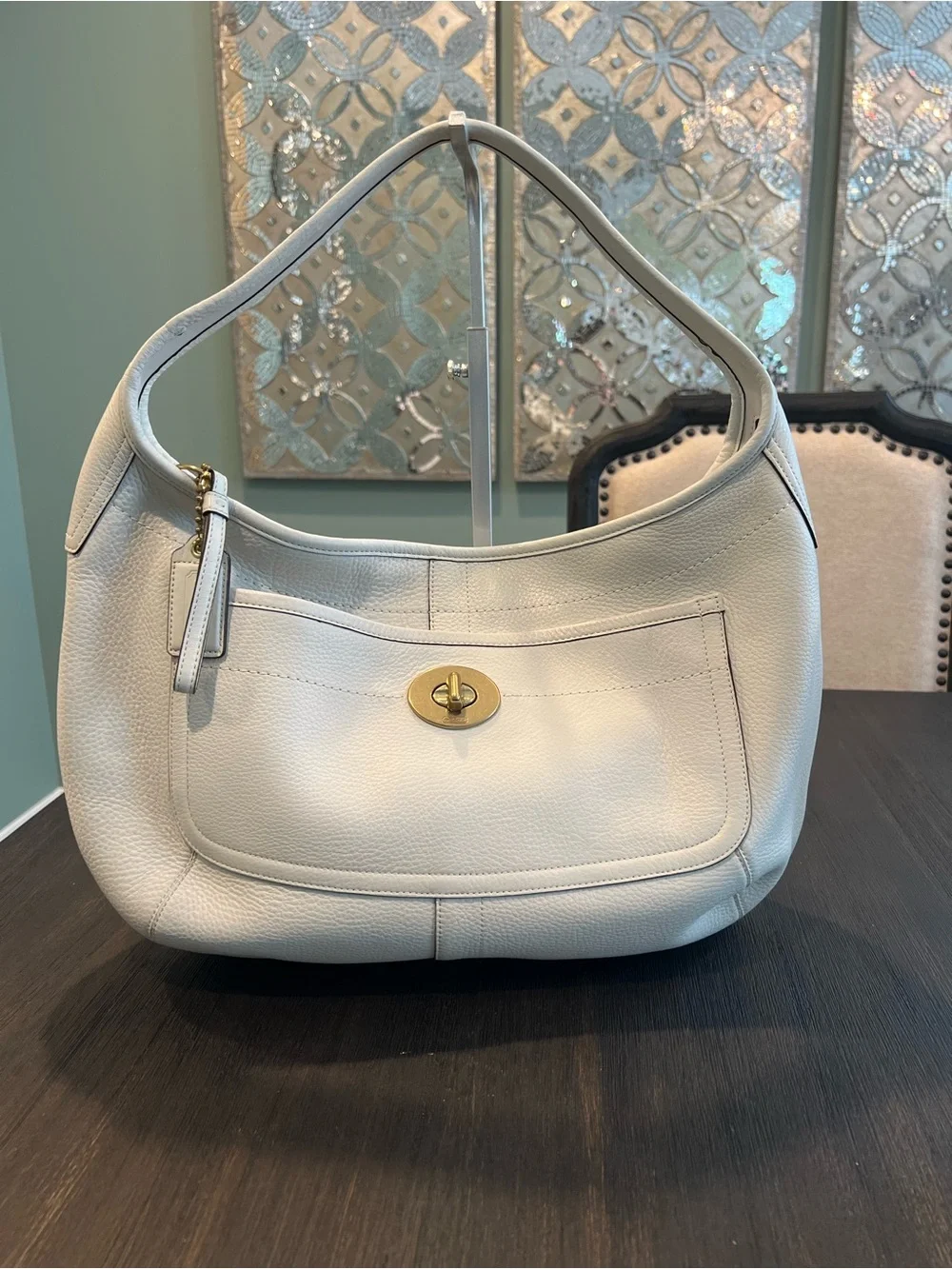 COACH XL Ergo TurnLock Hobo Bag F11613